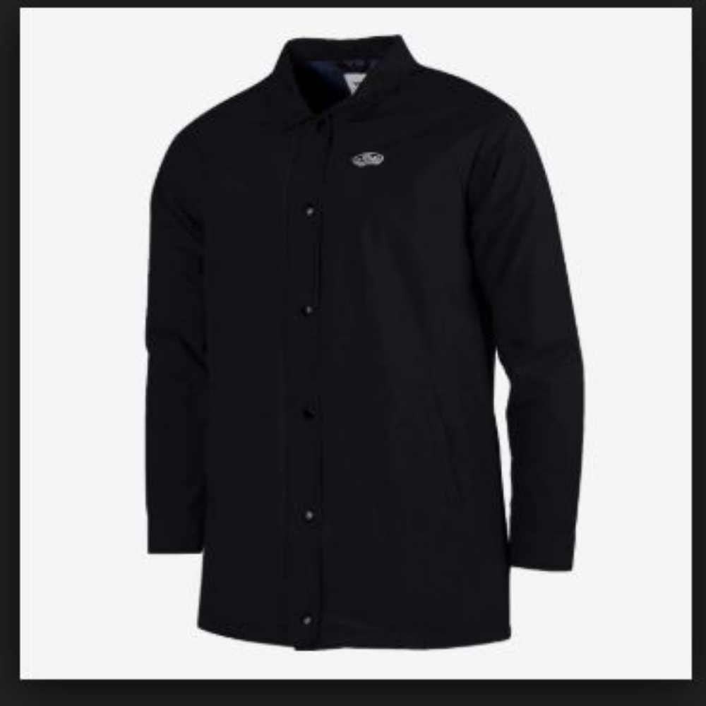 Vans Thanks coach MET Long Black Jacket NWT